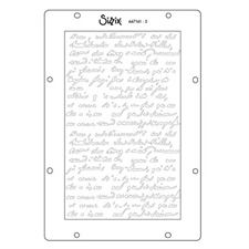 Sizzix Stencils Set by 49 & Market / Vicki Boutin - Words and Numbers (A5)